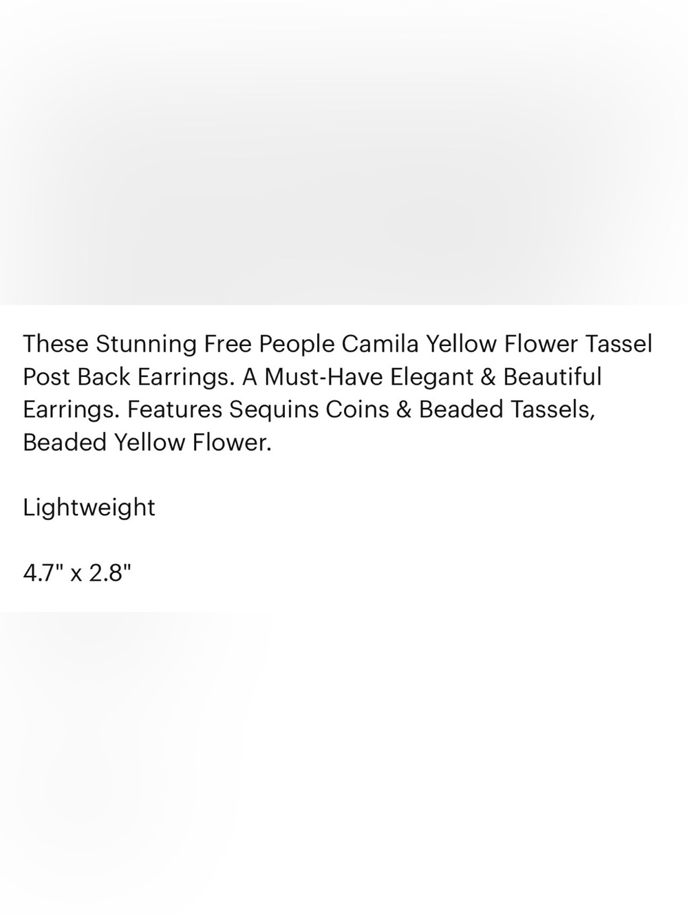 Free People Camila's Bright Flower Post Back Earrings - Picture 6 of 7